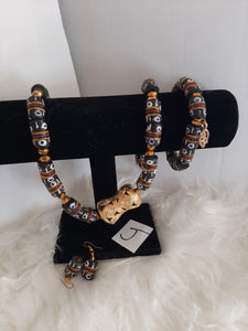 Krobo Ghana Bead Necklace Set