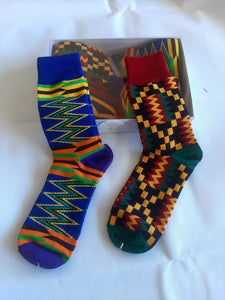 SellGHproducts 4pairs Ghana Kente Socks