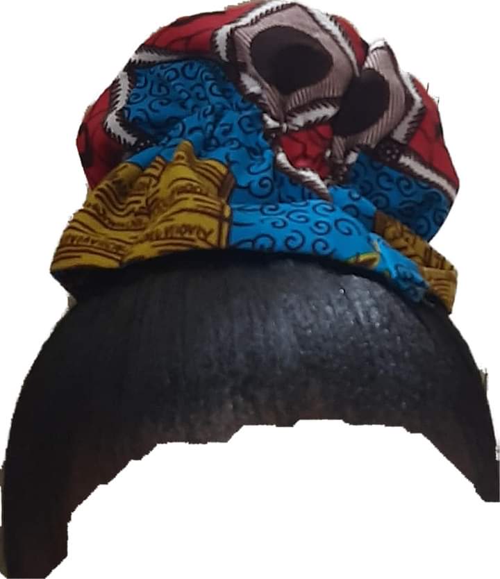 African Prints Ruffled scrunchie/ Ponytail Holders 2 for the price