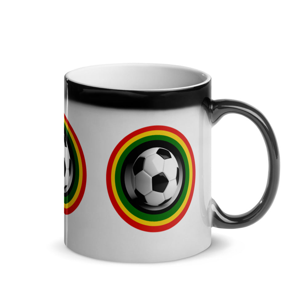 SellGHproducts Ghana Soccer Colors Glossy Magic Mug