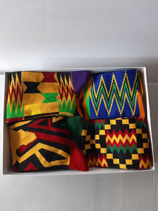 SellGHproducts 4pairs Ghana Kente Socks